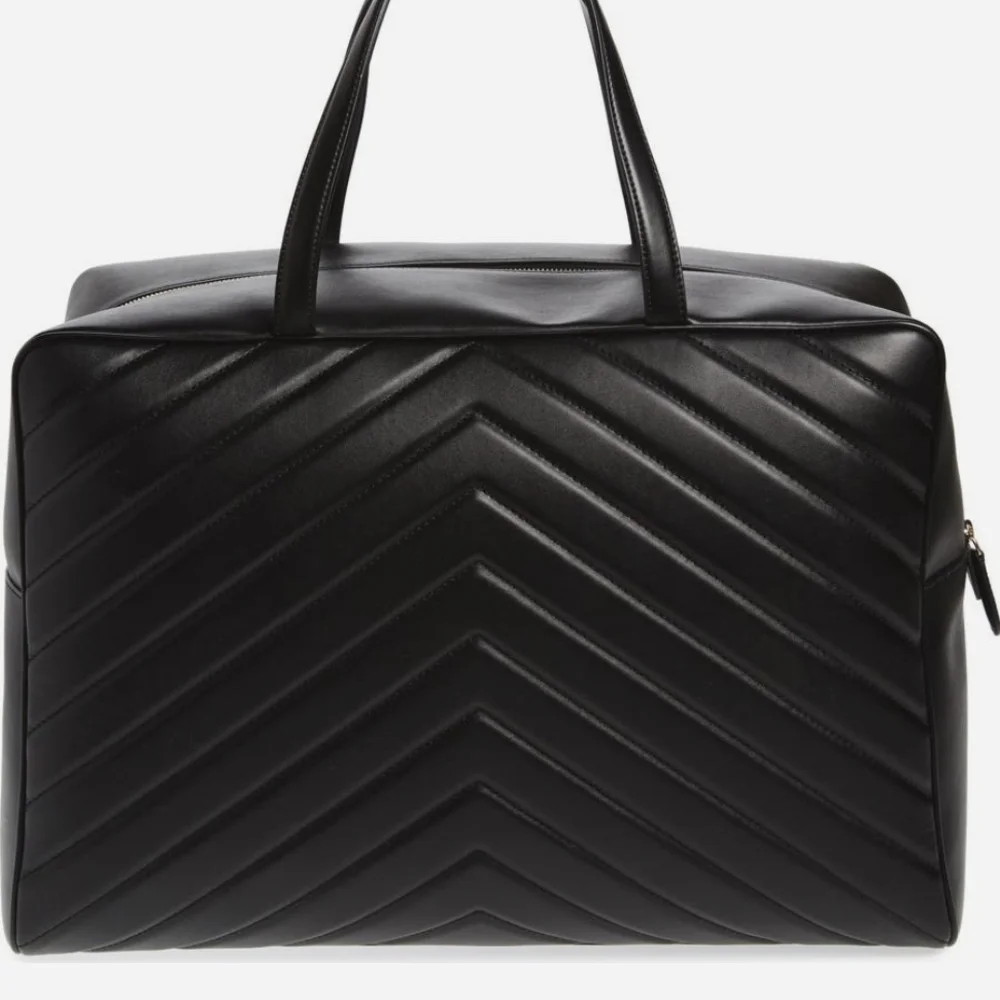 Stella McCartney Alter Nappa Black Star Embossed Overnight Duffel - Picture 4 of 17